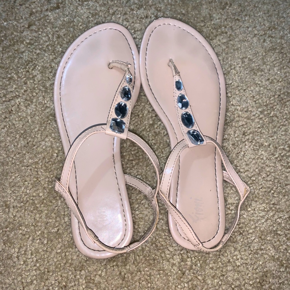 Nude sandals
